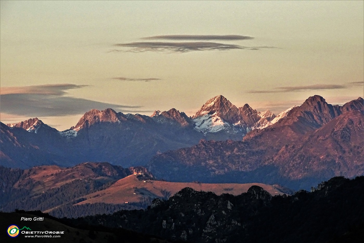 93 Tramonto verso il Pizzo del Diavolo.JPG